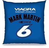 Biederlack NASCAR Martin #6 Toss Pillow