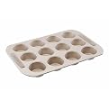 Farberware Nonstick Soft-Touch 12-Cup Muffin Pan with Silicone Handles