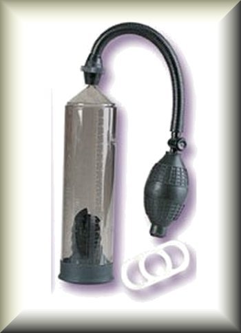 Precision Penis Pump with Enhancer Ring Tinted Cylinder