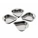 Set of 4 Farberware Nonstick Mini Heart-Shape Cake Pans