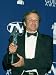 Actor Robin Williams Holding His Sag Award in Press Room of Screen Actors Guild Award...
