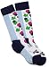 Ski or snowboard socks provide warmth and cushioned comfort. Manufactured with the right combination of fibers to wick moisture and keep feet dry while also keeping your feet warm from the elements. Tapered heel for custom fit. Elastic cuff prevents roll down. Medium cushion. Color: Heart Dance
Size: Girl's Large (4-7)
Content: 50% acrylic; 32% nylon; 10% polyester; 5% rubber; 3% elastic