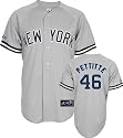Andy Pettitte Jersey: Adult 2009 Majestic Road Grey Replica #46 New York Yankees Jersey