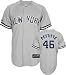 Andy Pettitte Jersey: Adult 2010 Majestic Road Grey Replica #46 New York Yankees Jersey