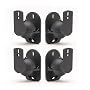 TechSol 4 Pack Schwarze Universal-Wandhalterungen &hellip von TechSol