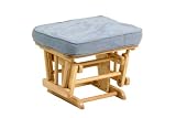 Sleigh Ottoman in NaturalBlue Finish By Storkcraft Baby Furniture