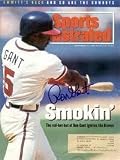 Ron Gant autographed Sports Illustrated Magazine (Atlanta Braves)