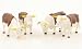 figures Hereford cows, 4 pieces, Model Car, Ready-made, Britains 1:32