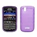 Premium Purple Soft Gel Skin Cover Ultra Guard Thermoplastic Polyurethane Case for BlackBerry Tour 9630 thumb