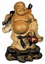 Chinese happy buddha - ceramic figure