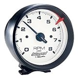 Auto Meter 2303 Auto Gage Black 3-3/4" 8000 RPM Tachometer