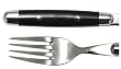 Cambridge Silversmiths Jubilee Black 20-Piece Flatware Set, Service for 4