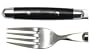 Cambridge Silversmiths Jubilee Black 20-Piece Flatware Set, Service for 4