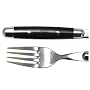 Cambridge Silversmiths Jubilee Black 20-Piece Flatware Set, Service for 4