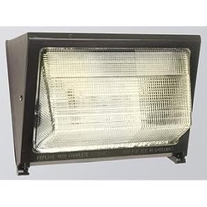 150 Watt Distressed Bronze Security Wall Mount by 