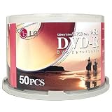 LG 8x 4.7GB DVD-R Media 50-Piece Spindle