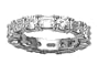 3.90 cttw Karina B(tm) Emerald Cut Diamonds Eternity Band - Platinum