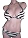 99 Degrees Halter Bikini Low Rise Bottoms Bathing Suit