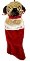 THE DOG Artlist - Pug - Plush Stocking
