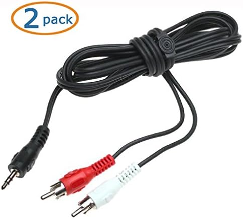 Belkin 1-Mini 2-RCA Plugs Audio Y Cable Splitter (5 feet)(Pack of 2)