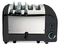 Dualit 42166 black combi 2+2 toaster