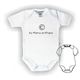 Body Baby 1/1-Arm mit Druck COPYRIGHT BY MAMA +PAPA (Gr. 62/68) / 150030von "KLEINER FRATZ"