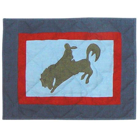Patch Magic Wild West Crib Toss Pillow, 16-Inch by 12-Inch