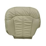 2000, 2001, 2002 Chevrolet Suburban, Tahoe Driver Bottom Leather Cover - OEM Clone - Factory Color: Light Neutral with Neutral Trim pieces