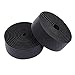 KINGOU Handlebar Tape Luxury PU Leather Bar Tape Fixed Gear / Road Bike Bar Wrap with 2 Reflective Plug