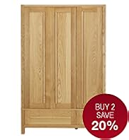 Sonoma Light Triple Wardrobe