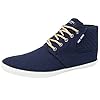Jack And Jones VERTU Mens Canvas Denim Hi-Tops Navy