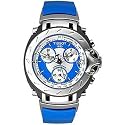 Tissot Men's T-Race Chronograph Blue Rubber Strap Watch #T0114171704100
