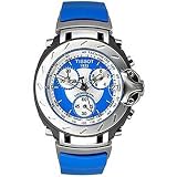 Tissot Mens T-Race Chronograph Blue Rubber Strap Watch #T0114171704100 by Tissot