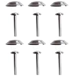 Westinghouse 403206-41SP  6 Piece Inwood II Solar Lights Set, Stainless Steel