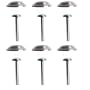 Westinghouse 403206-41SP  6 Piece Inwood II Solar Lights Set, Stainless Steel