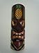 Hand Carved Wooden Tiki Mask Pineapple 20 Inch