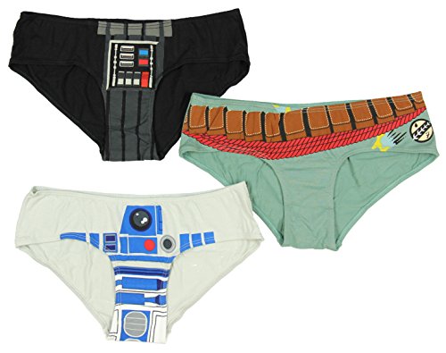 Star Wars Characters Juniors Panty 3 Pack (Large, 12-14)