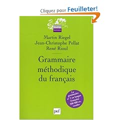 Grammaire m�thodique du fran�ais
