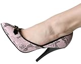 Sexy Shoes #5015 A 4 1/2 inch pump beautifully detailed in Black Patent. D-ring detail.