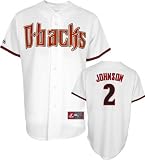 Edwin Jackson Jersey: Adult 2010 Majestic Home White Replica #36 Arizona Diamondbacks Jersey - Small