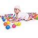 Honory 100pcs Colorful Ball Fun Ball Soft Plastic Ocean Ball Baby Kid Toy Swim Pit Toy