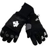 Descente 2008/09 Wombat Full Finger Cycling Gloves - Black - 19111bk