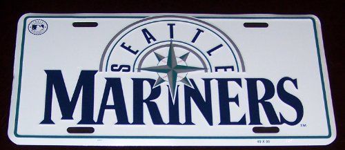 SEATTLE MARINERS BASEBALL LICENSE PLATE