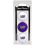 LSU Tigers Pack of 3 Golf Balls from Team Golf