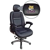 NCAA LSU Tigers Leather Office Chair