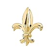 14K Yellow Gold Fleur de Lis Brooch