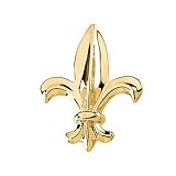 14K Yellow Gold Fleur de Lis Brooch