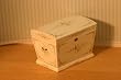Miniature Artisan Handpainted Wood Chest with Drawer