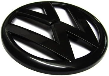 Gloss Black Rear Trunk Emblem For VW MK6 Golf 2.0T R TDI