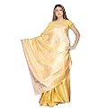 Bollywood Sari Kleid Creme CA125